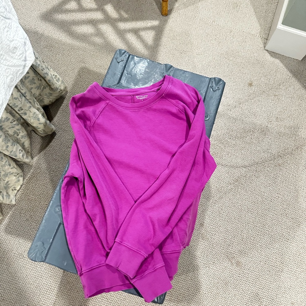 Athleta Vibrant Magenta Pullover
